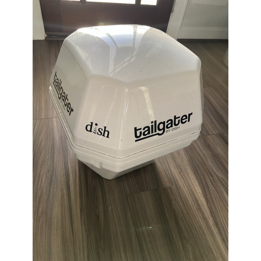 Dish Network Tailgater Portable RV Satellite Antenna Camping White TAILGATER
